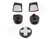 Set of triggers, joysticks and crosshead for Sony DualSense PS5 in black